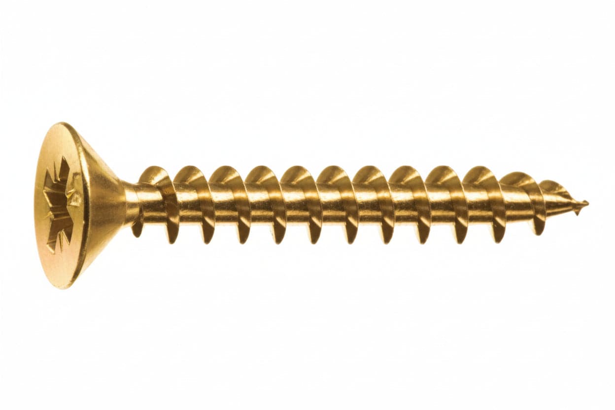 Viti Panel-Vit Testa Svasata Piana Acciaio Ottonato- - Ø Mm.2,5X20 - 500 Pezzi Mustad in Viti di rilegatura BricoGo - Marano di Napoli, commercioVirtuoso.it