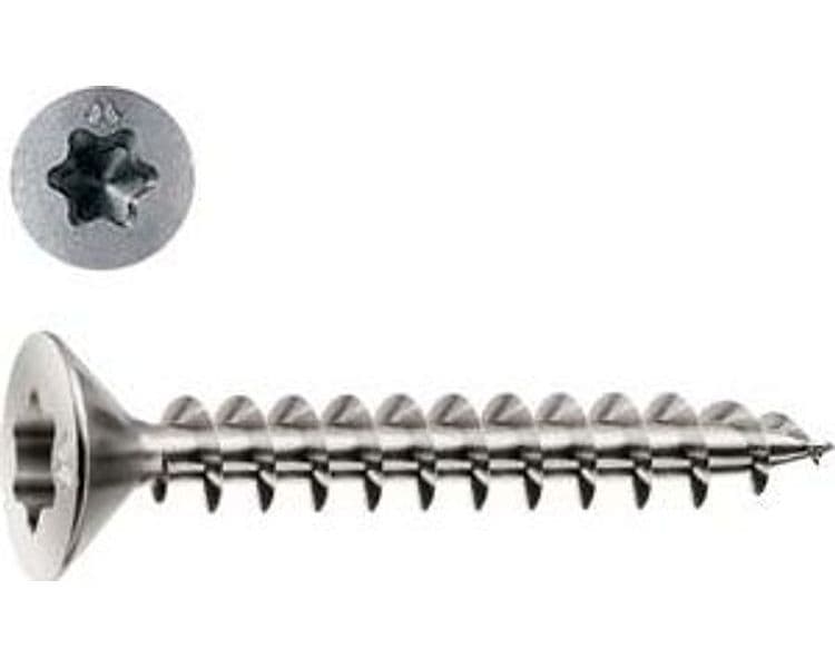 Viti Panel Vit Testa Svasata Piana Torx Acciaio Chromiting Ø 4,5 Cod 297035