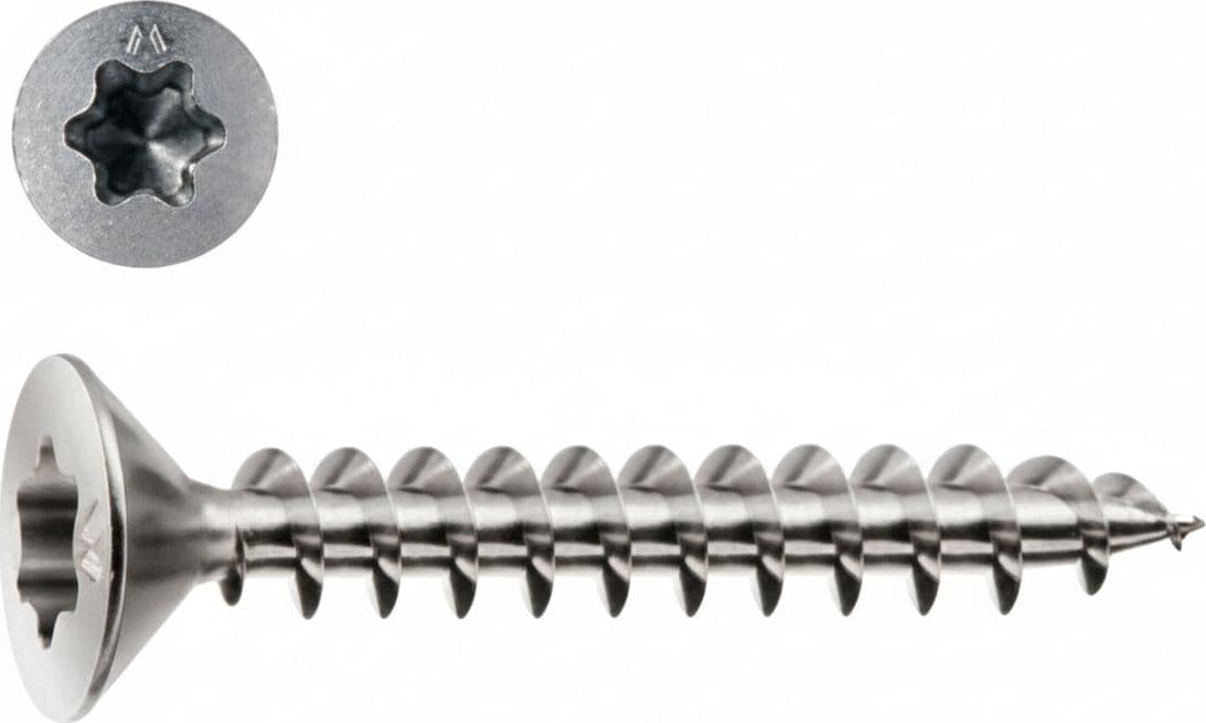 Viti Panel Vit Testa Svasata Piana Torx Acciaio Chromiting Ø 3,5 Cod 296885