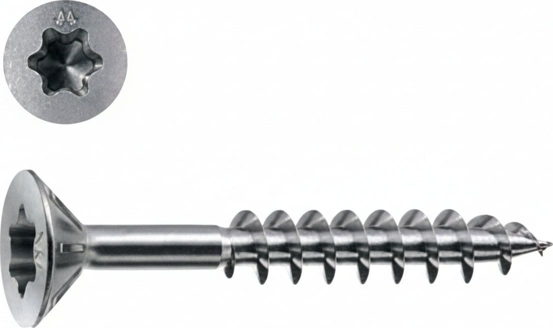 Viti Panel Vit Pv Testa Svasata Piana Torx Acciaio Chromiting Ø Cod 296908
