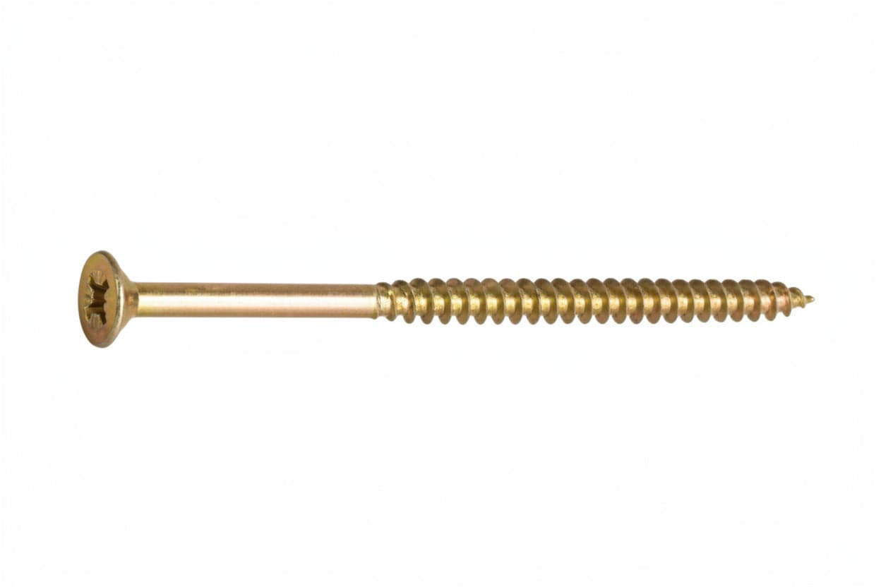 VITI TRUCIOLARE TSP CAVA PZ PARZ. FILETTATA IN ACCIAIO ZINCATO GIALLO- - ø mm.5x70 - 200 pezzi AMBROVIT