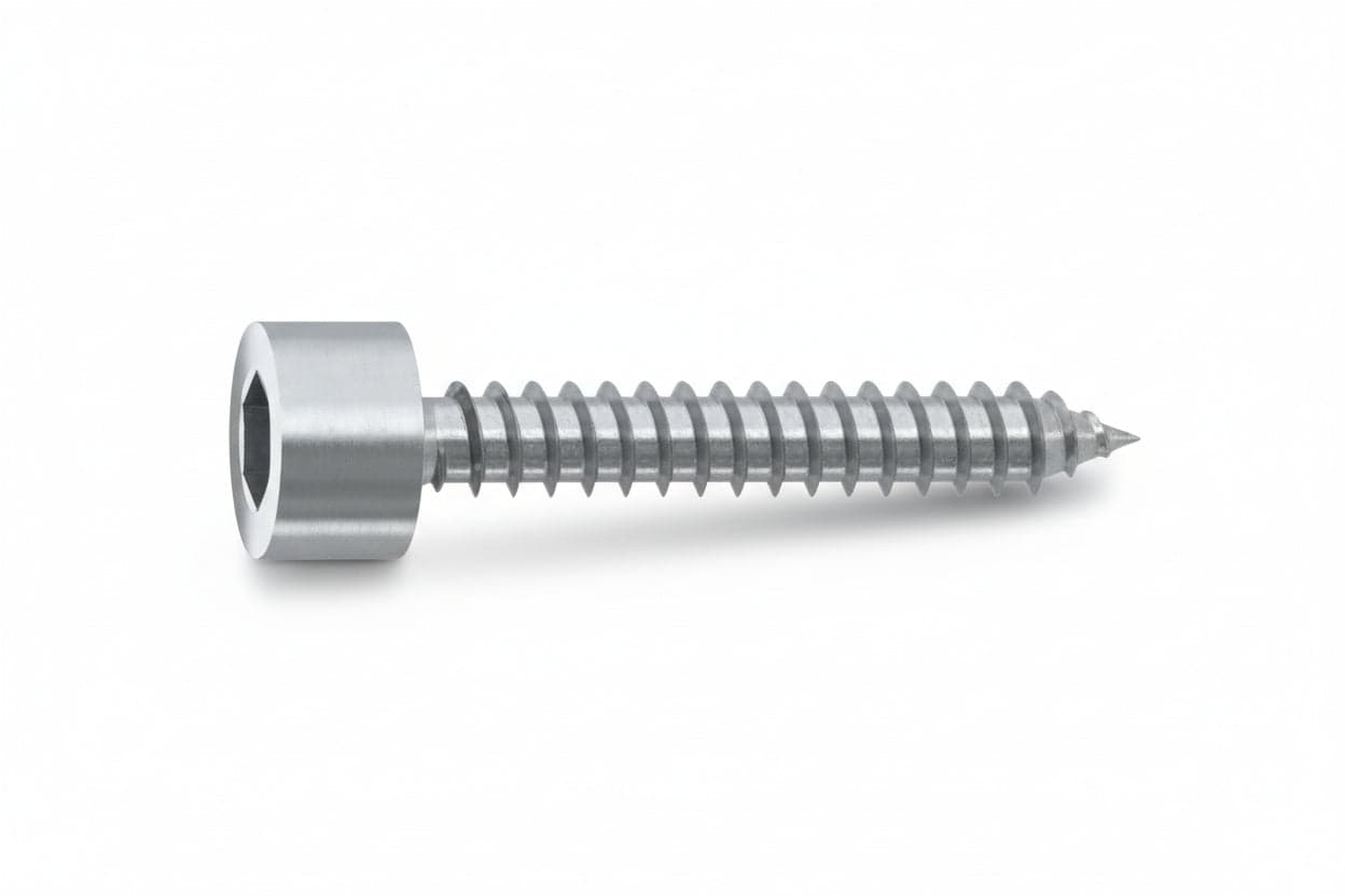 VITE AUTOFILETTANTE TCCE IN ACCIAIO ZINCATO BIANCO- - ø mm.4,8x45 - 200 pezzi AMBROVIT