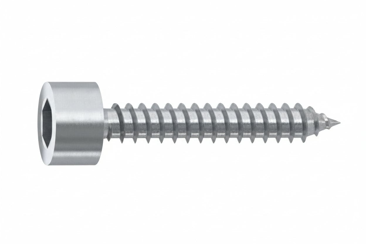 Vite Autofilettante Tcce in Acciaio Zincato Bianco Ø 4,8 mm MMX60 200 Pezzi