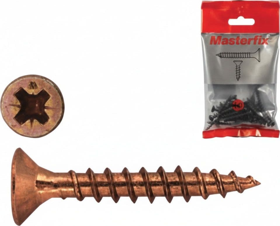 Viti per Truciolare Tps Pozidrive Bronzate Ø 4 mm MMX45 10 Blister