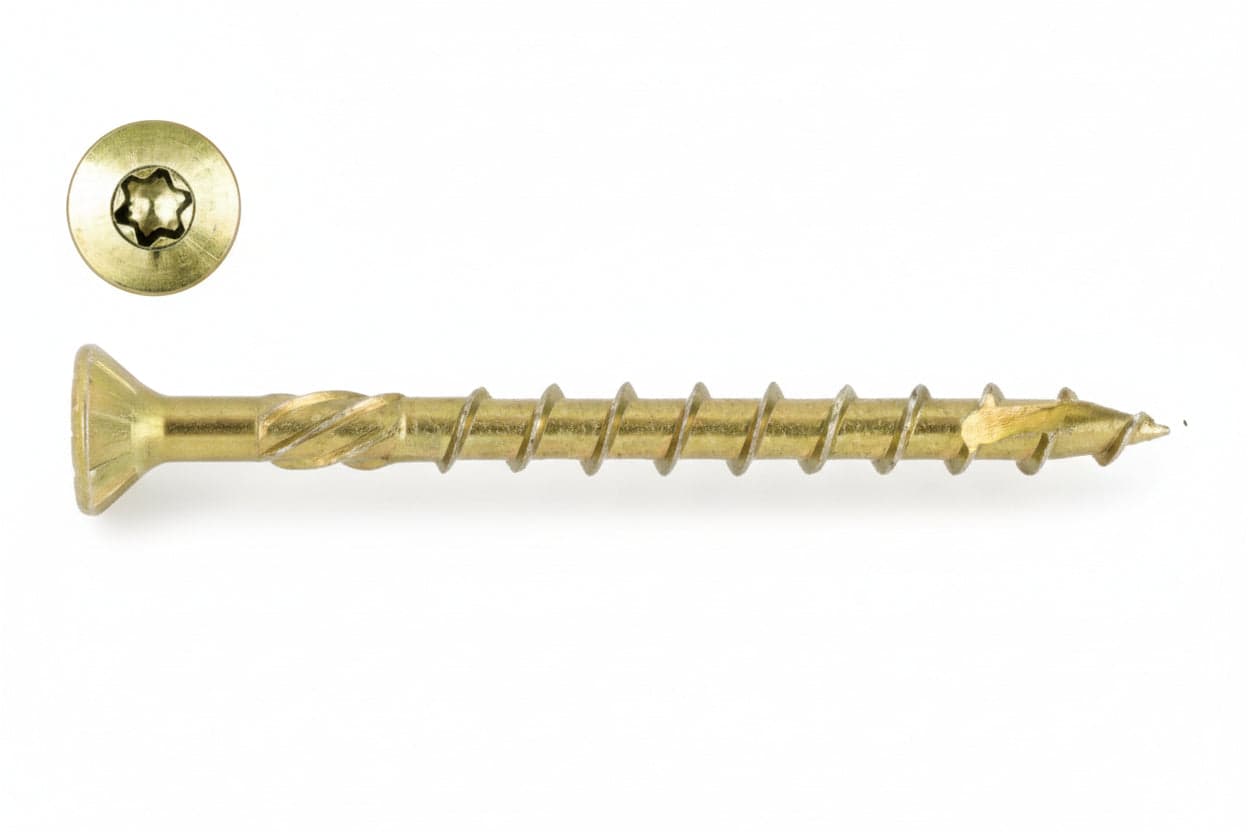 Viti per Truciolare Testa Svasata Torx Acciaio Zincato Giallo Ø Cod 287968