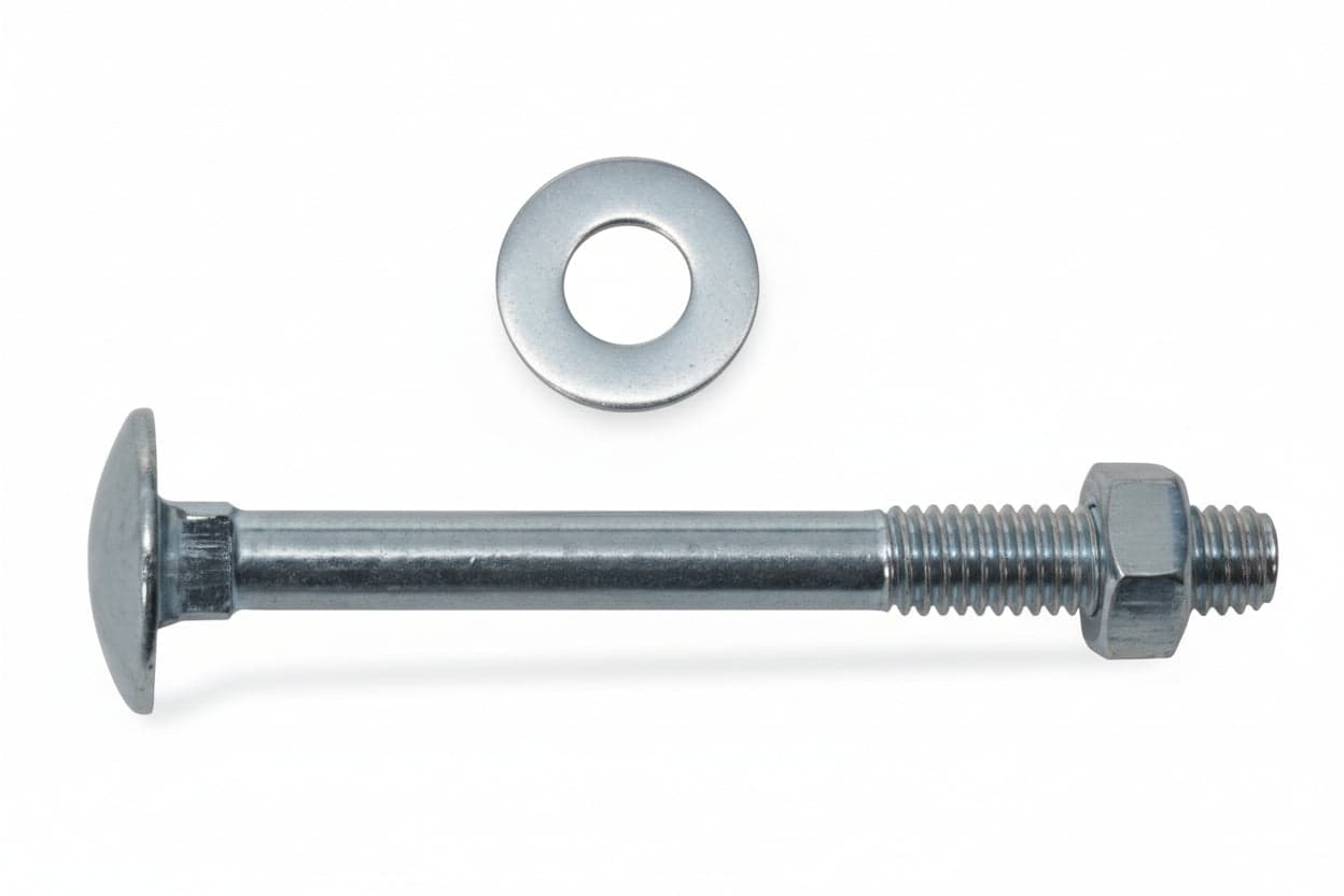 Bullone Acciaio Testa Tonda Con Dado- - Ø Mm.6X30 - 500 Pezzi Ambrovit in Bulloni a testa tonda BricoGo - Marano di Napoli, commercioVirtuoso.it