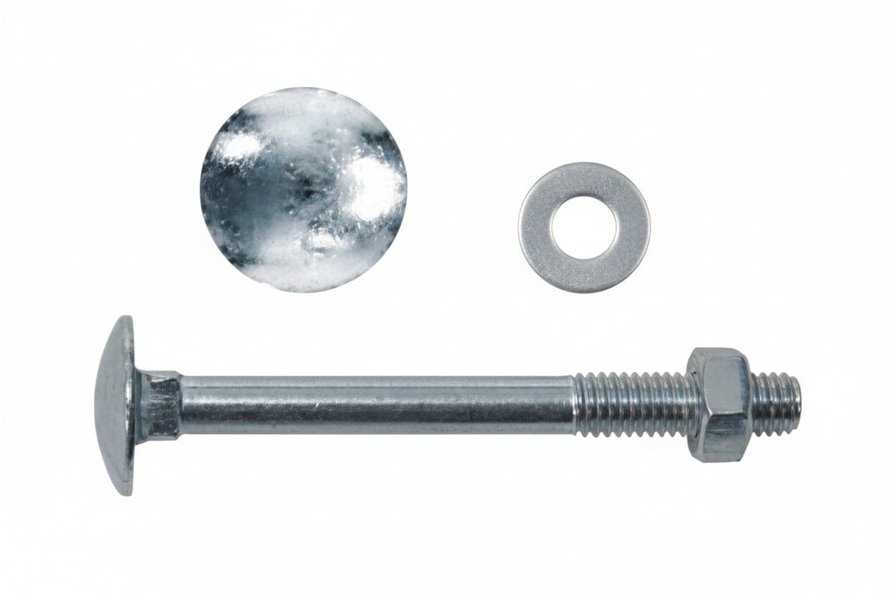 Bullone Acciaio Testa Tonda Con Dado- - Ø Mm.8X40 - 200 Pezzi Ambrovit in Bulloni a testa tonda BricoGo - Marano di Napoli, commercioVirtuoso.it