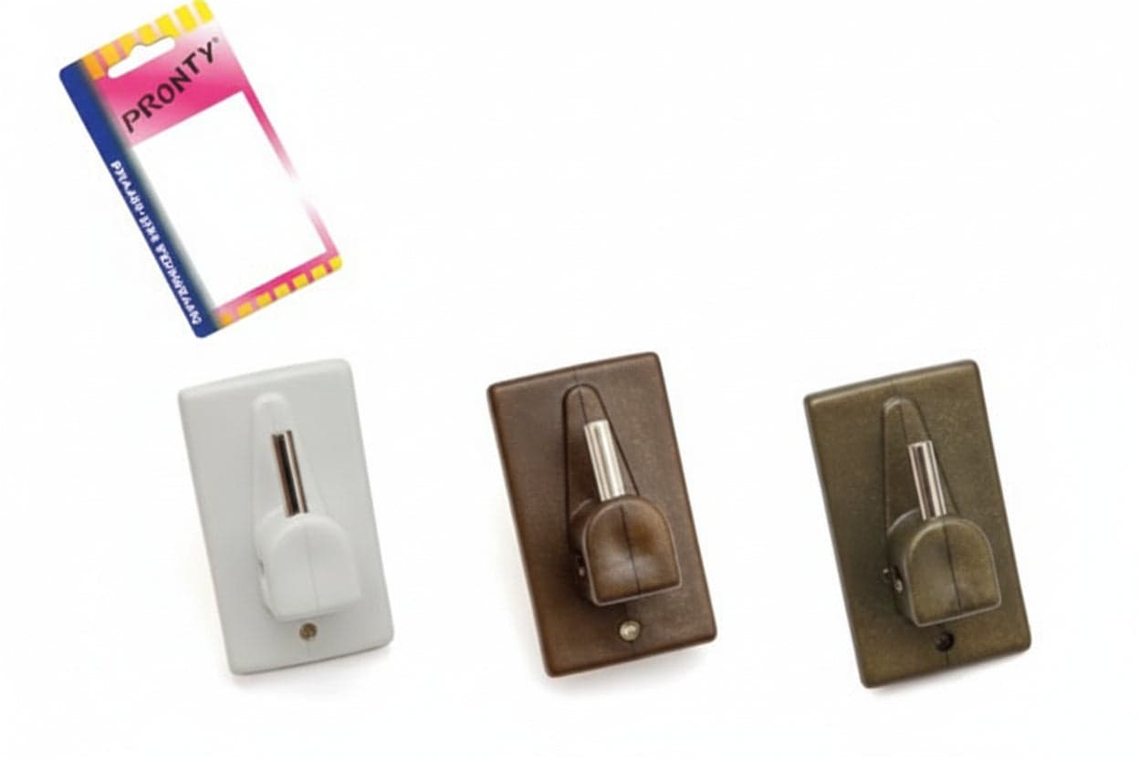 GANCIO PER BRIS BRIS IN PLASTICA IN BLISTER bronzo ottone mm.32x18, in bl.4 pz. - 12 blister