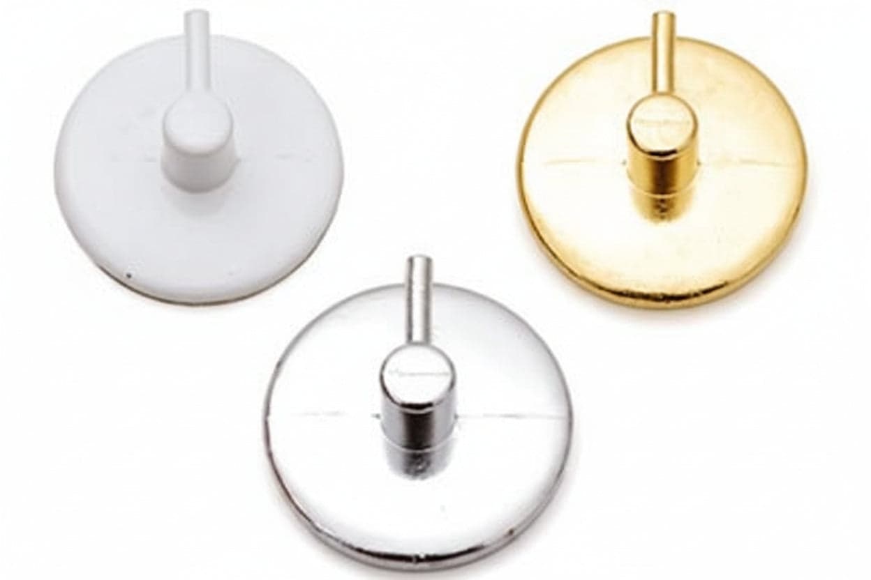Gancio Per Bris Bris Tondo In Metallo- - Colore Cromo - 100 Pezzi in Ganci portasciugamani BricoGo - Marano di Napoli, commercioVirtuoso.it