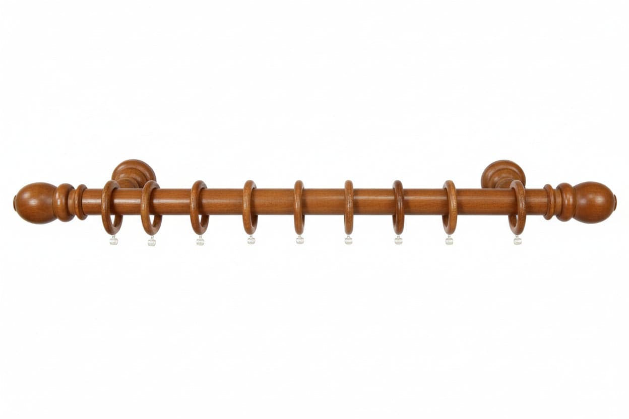 Bastone In Legno Con Accessori Ø Mm.23 Olmo Cm.200