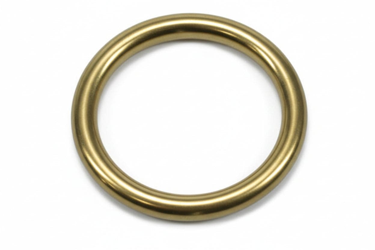 Anelli per Scorritenda Tubolari in Ottone Lucido Ø 19 mm 25 200 Pezzi