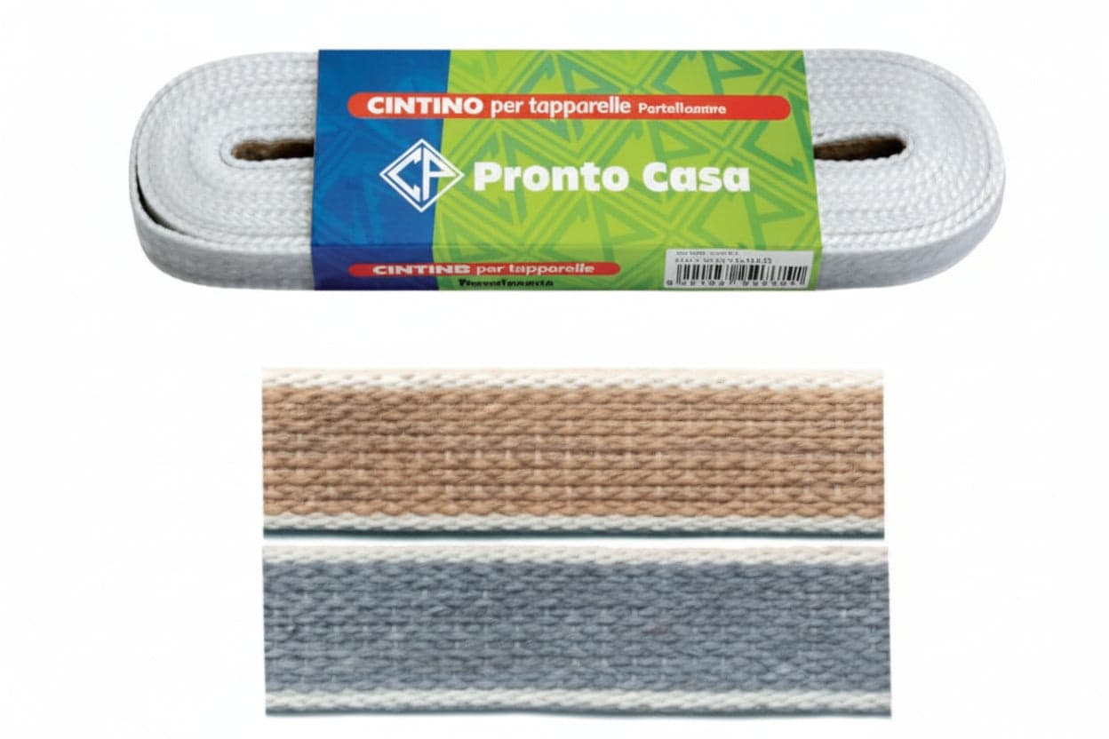 Cintino Cotone Avana e Grigio per Avvolgibili in Matassine 5,5 Cod 177849