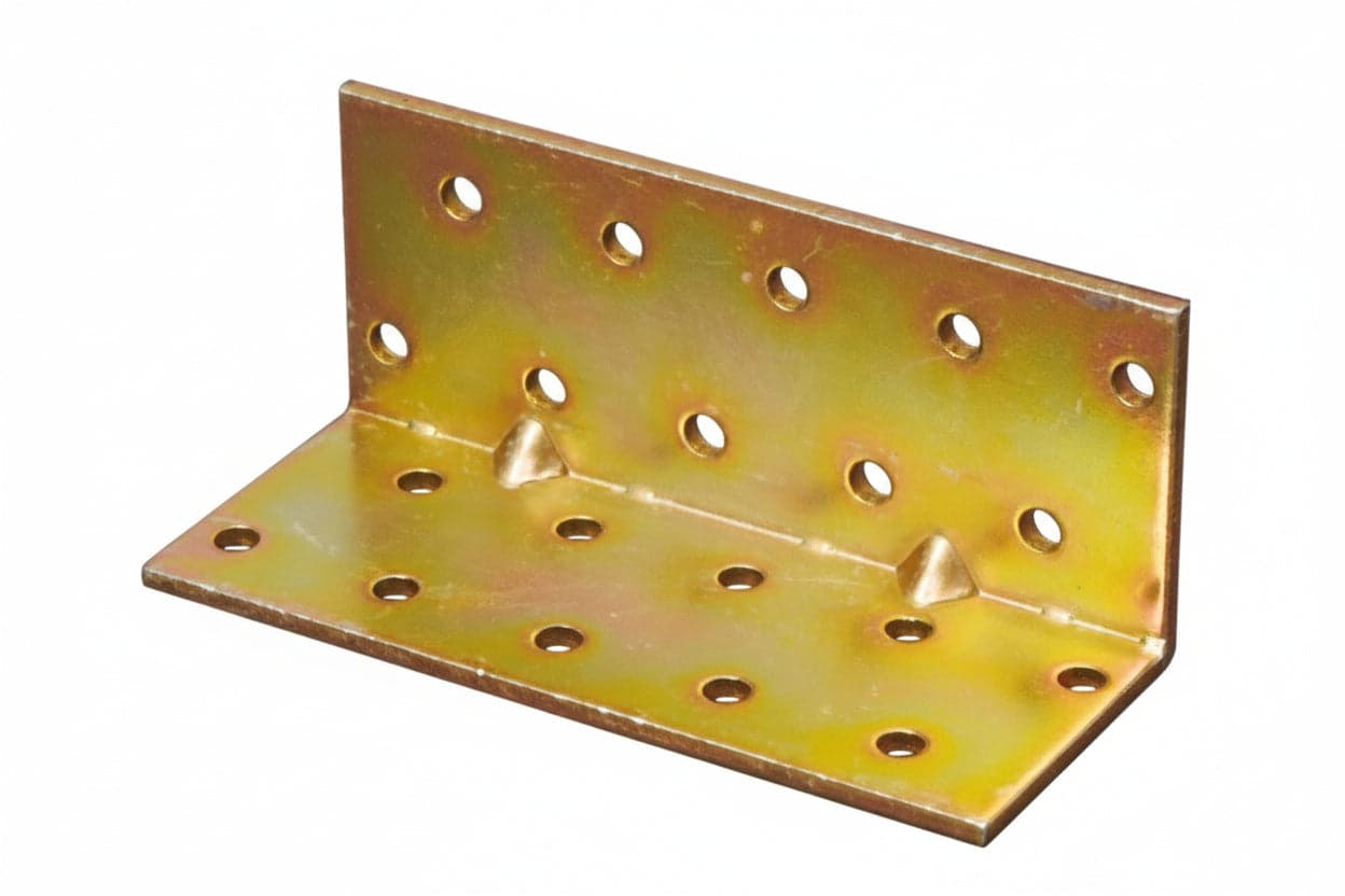 Piastra Di Giunzione Ad Angolo Pesante Larghezza Mm.100- - Mm.80X80X100 - 20 Pezzi in Staffa BricoGo - Marano di Napoli, commercioVirtuoso.it