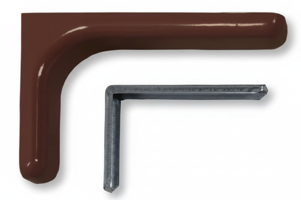Reggimensole Per Arredamento Marroni- - Mm.240, Spessore Mm.14 - 2 Pezzi in Staffe e supporti per mensole BricoGo - Marano di Napoli, commercioVirtuoso.it