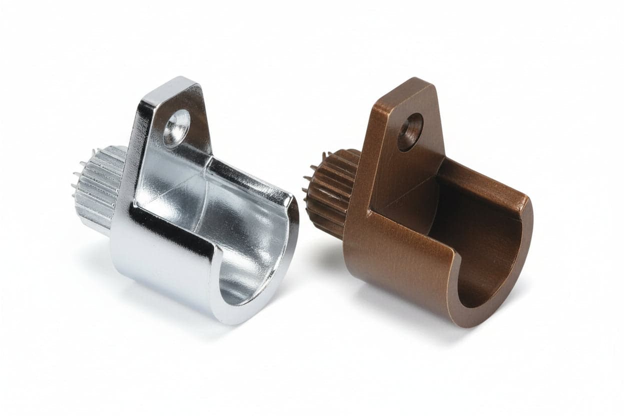Reggitubetto- - Per Tubetti Ø Mm.10, Perno Ø Mm.8 Bianco - 10 Pezzi
