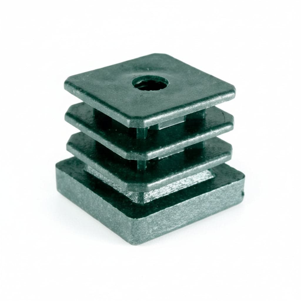 Puntali Alettati e Filettati Interni per Tubo Quadro 30 MMX30X27H 10 Pezzi