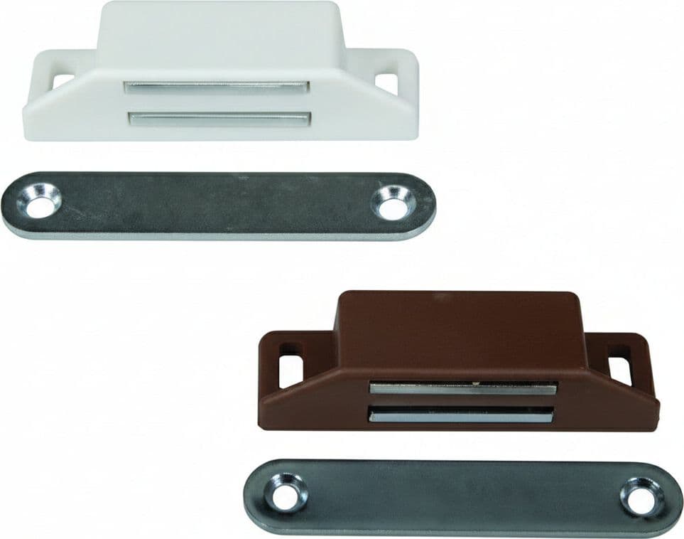 Cricchetto Magnetico Rettangolare Grande 65 MMX20X15H., 50 Pezzi Cod 84284