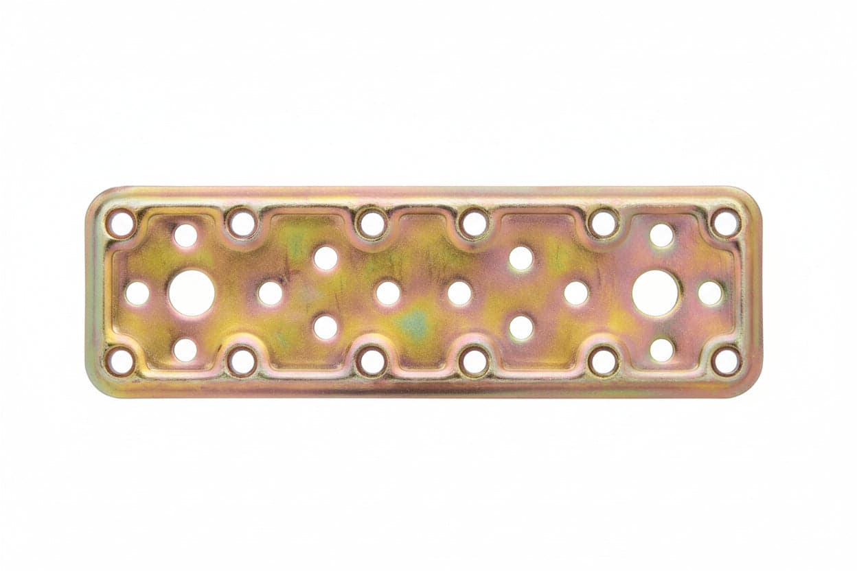 PIASTRA DI GIUNZIONE DRITTA LARGHEZZA MM.40 ART.745- - mm.160x40 - spessore mm.2,2 - 25 pezzi ALDEGHI