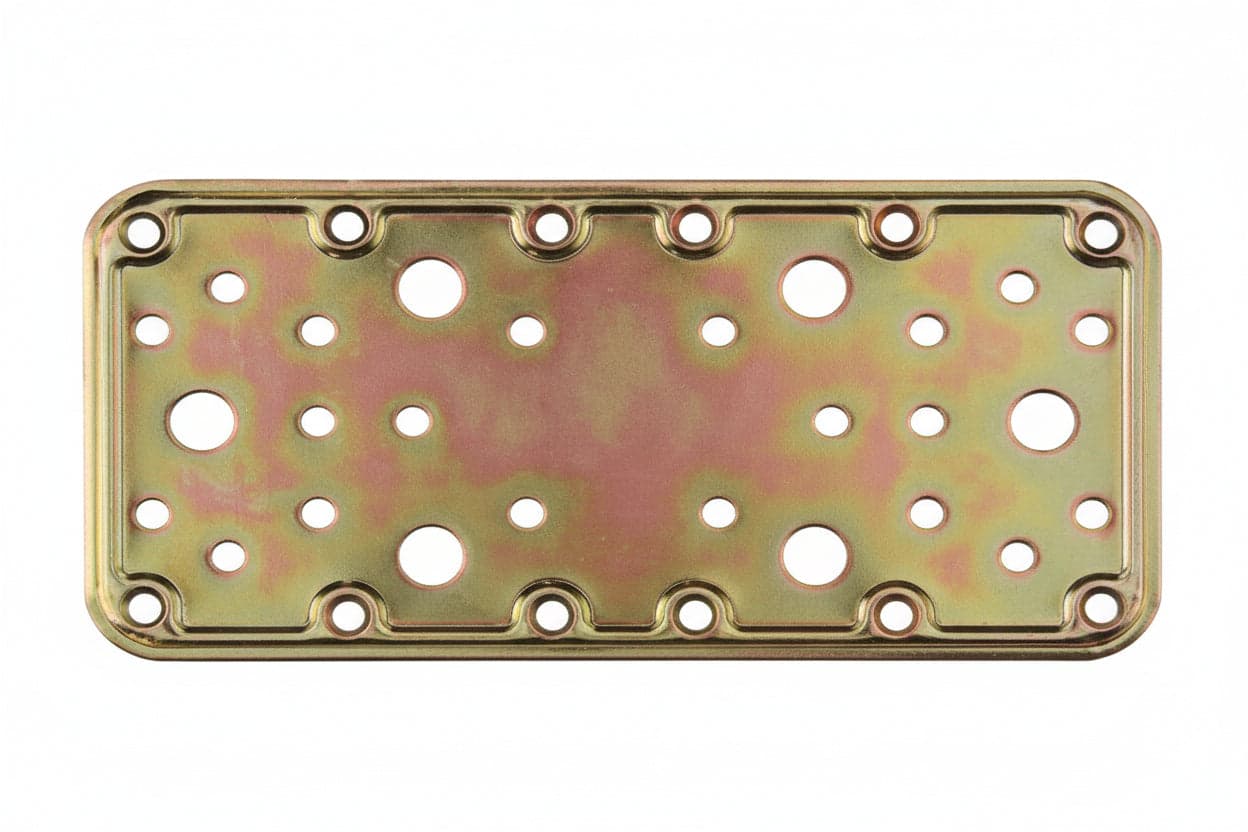 PIASTRA DI GIUNZIONE PESANTE DRITTA LARGHEZZA MM.90 ART.774- - mm.180x90 - spessore mm.2,2 - 20 pezzi ALDEGHI