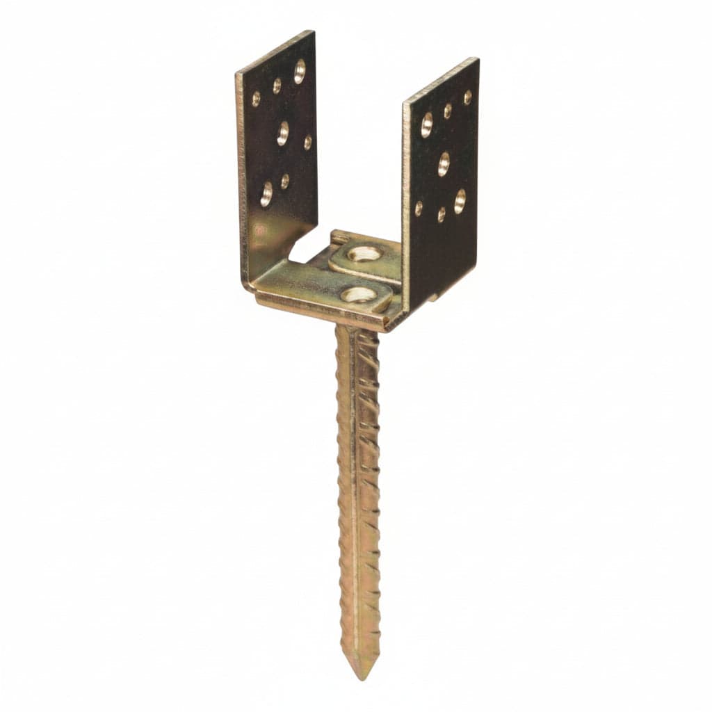 Staffa a Pavimento con Perno Regolabile per Trave ART.788 60140 mm Spessore