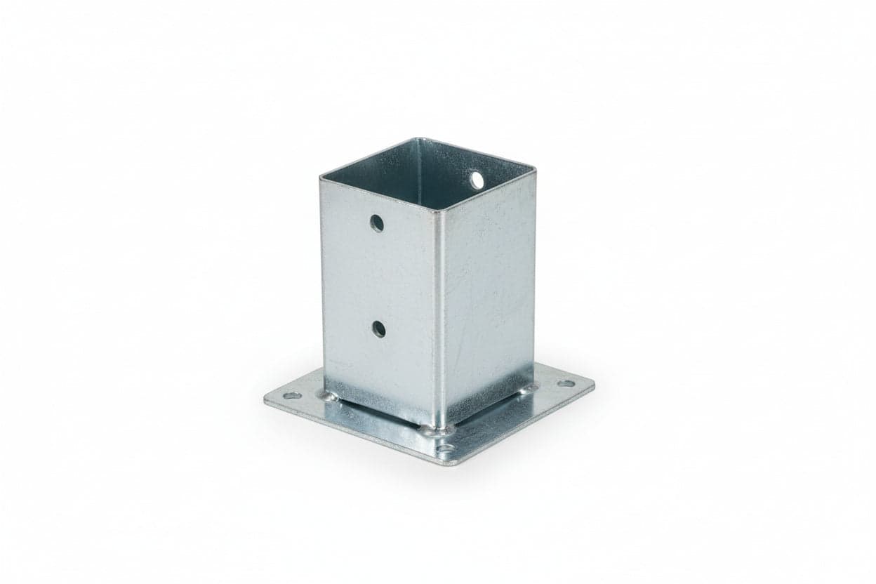 Supporto A Pavimento Con Piastra Per Trave Art.799 Mm.141X141 Aldeghi in Staffe e supporti per mensole BricoGo - Marano di Napoli, commercioVirtuoso.it