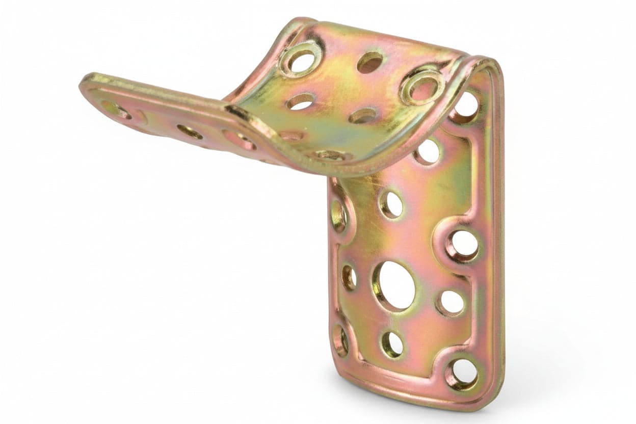 Piastra Di Giunzione A 90 ° Per Incrocio Palo Tondo Ee ? Mm.80 Art.908- - Mm.80X80X50 - Spessore Mm.22 - 5 Pezzi Aldeghi in Supporti BricoGo - Marano di Napoli, commercioVirtuoso.it