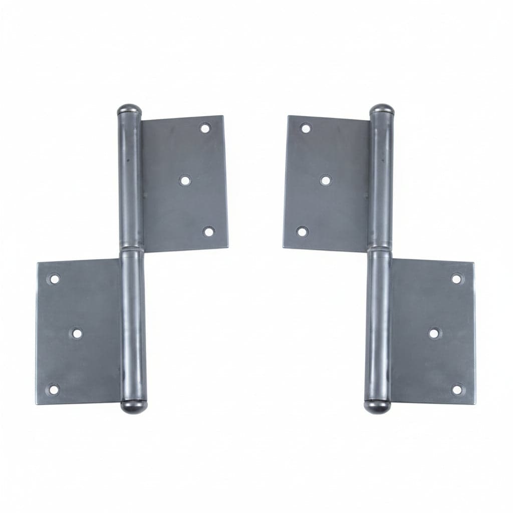 Cerniere in Grossezza in Ferro Lucido 100 MMX75 Dx 12 Pezzi