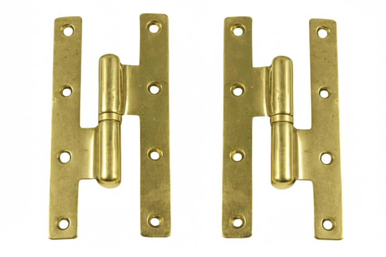 Cerniere Paumelles In Ottone Lucido- - Mm.55X100H. Dx - 4 Pezzi in Cardini BricoGo - Marano di Napoli, commercioVirtuoso.it