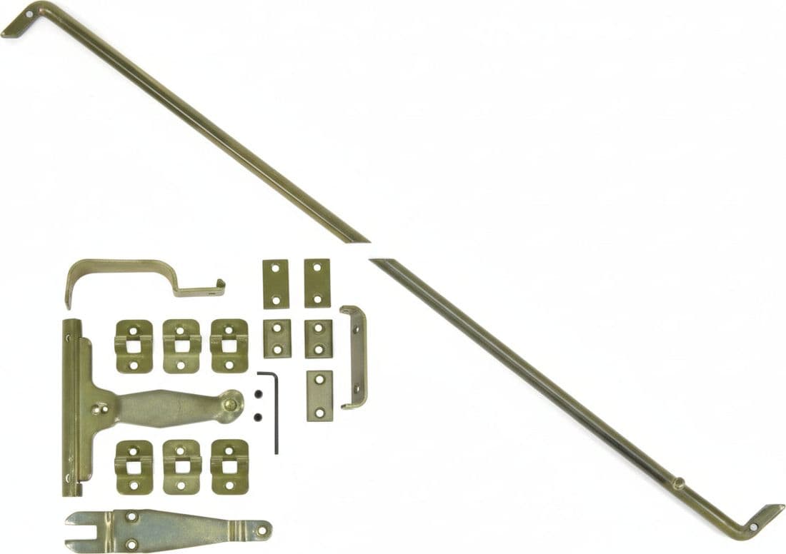 Spagnolette per Finestra Complete in Kit Tropicalizzate 160 Cmh 2 Pezzi