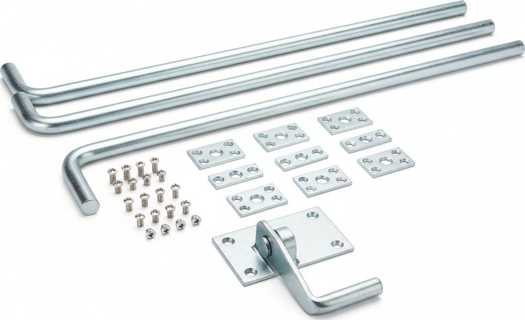 Spagnolette per Balcone Complete in Kit Tropicalizzate 240 cm 2 Pezzi