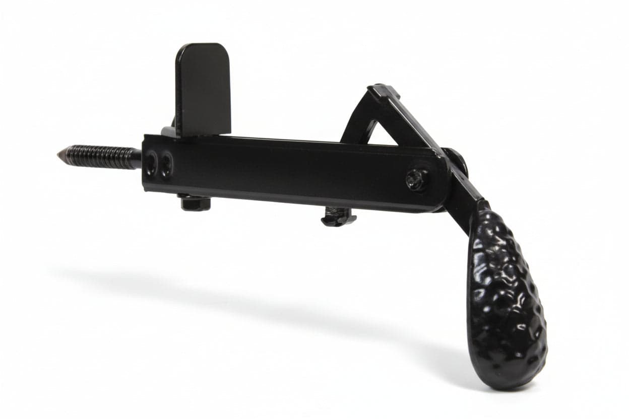 Fermapersiane a Pendolo con Fermo Fisso 105 MMX55H. Verniciato Nero