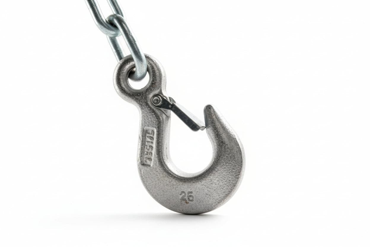 Gancio Con Fermo Di Sicurezza- - Portata Kg.250 - 4 Pezzi in Chiavistelli e catenacci BricoGo - Marano di Napoli, commercioVirtuoso.it