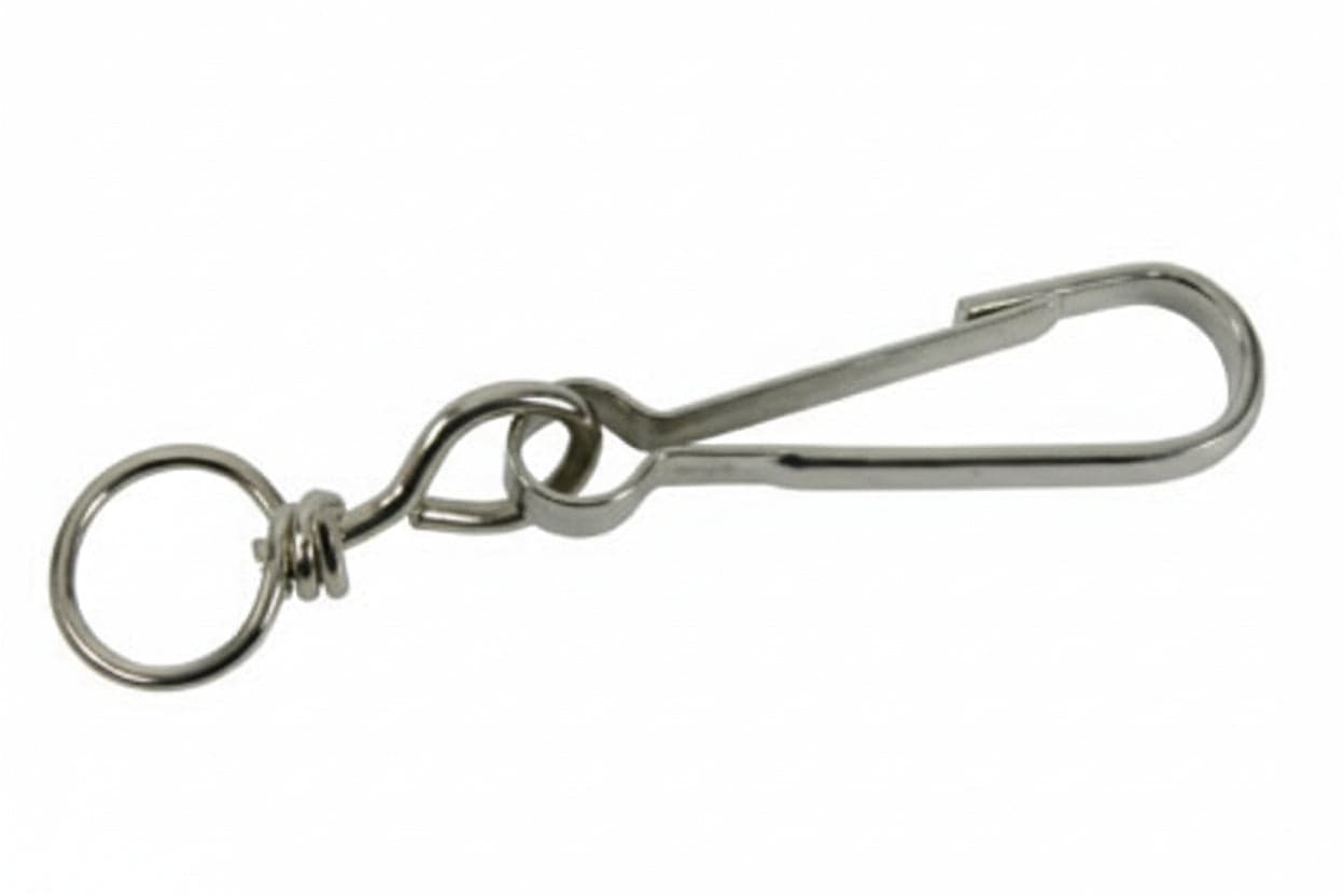 Moschettoni Simplex con Givolare in Acciaio Zincato 40 mm 50 Pezzi