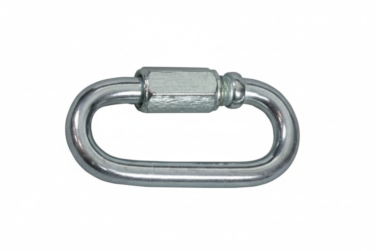 MAGLIE DI GIUNZIONE IN ACCIAIO NICHELATO- - ø mm.6x59x27 - 100 pezzi