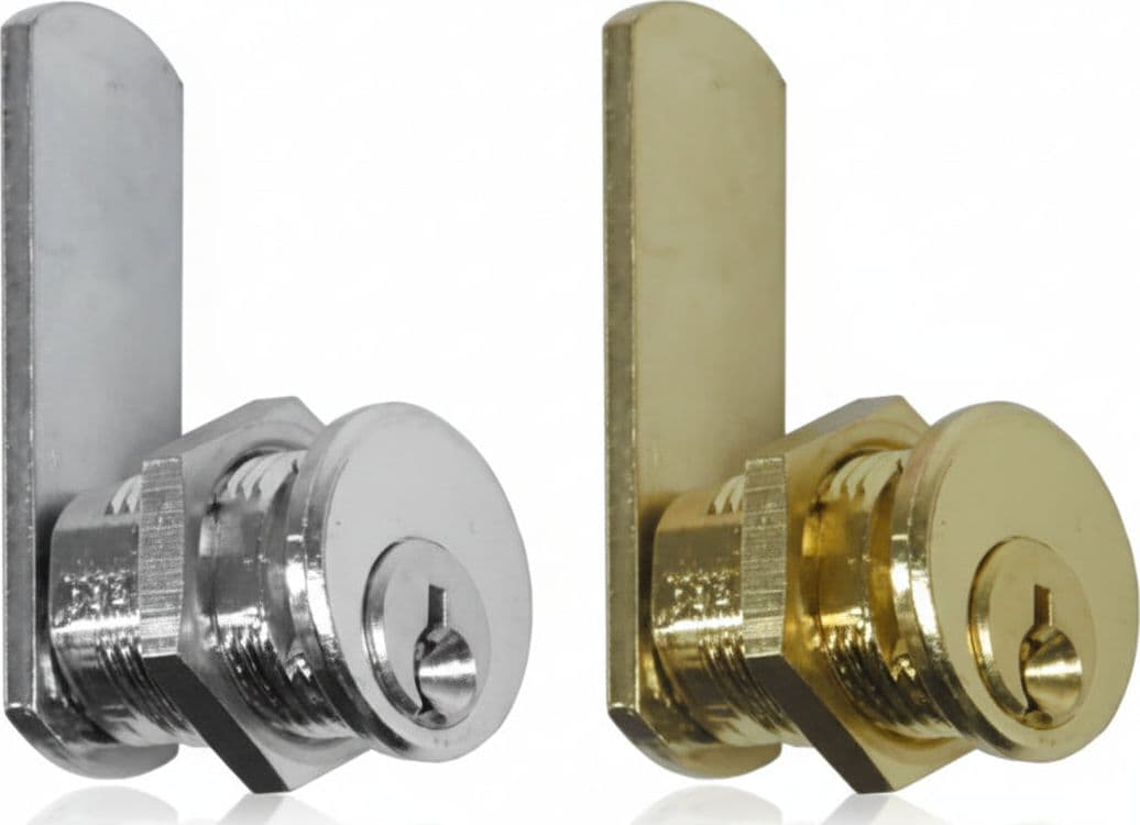 Cilindri a Leva per Armadietti 30 mm Ø 20 mm Cilindro in Ottone Cod 210966