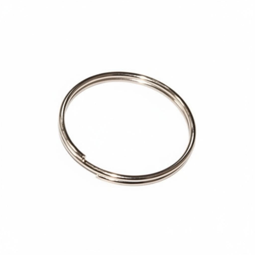 Anello per Chiavi in Acciaio Nichelato Ø 16 mm 200 Pezzi