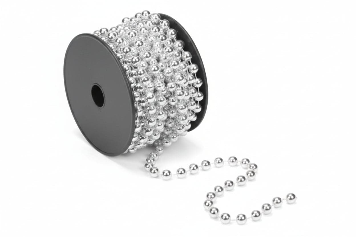 Collana In Plastica In Bobina Colore Argento I Re Magi