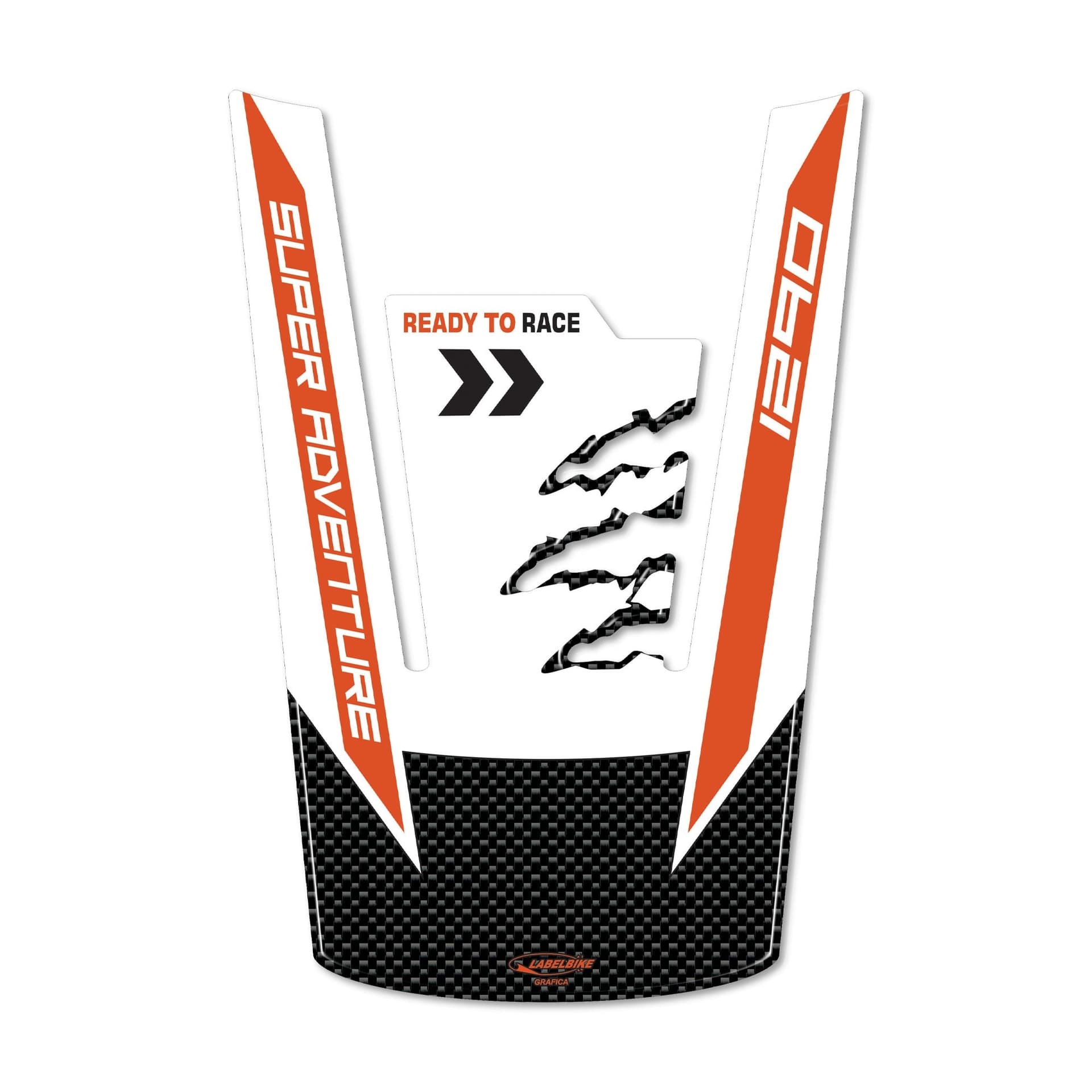 Paraserbatoio Moto Adesivo Gel 3D compatibile con Ktm 1290 Super Adventure S-T-R in Paraserbatoio LabelBike - Bibbiano, commercioVirtuoso.it