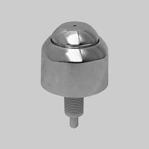 Pulsante di Comando per Batteria Pneumatica Cromato Made in Italy