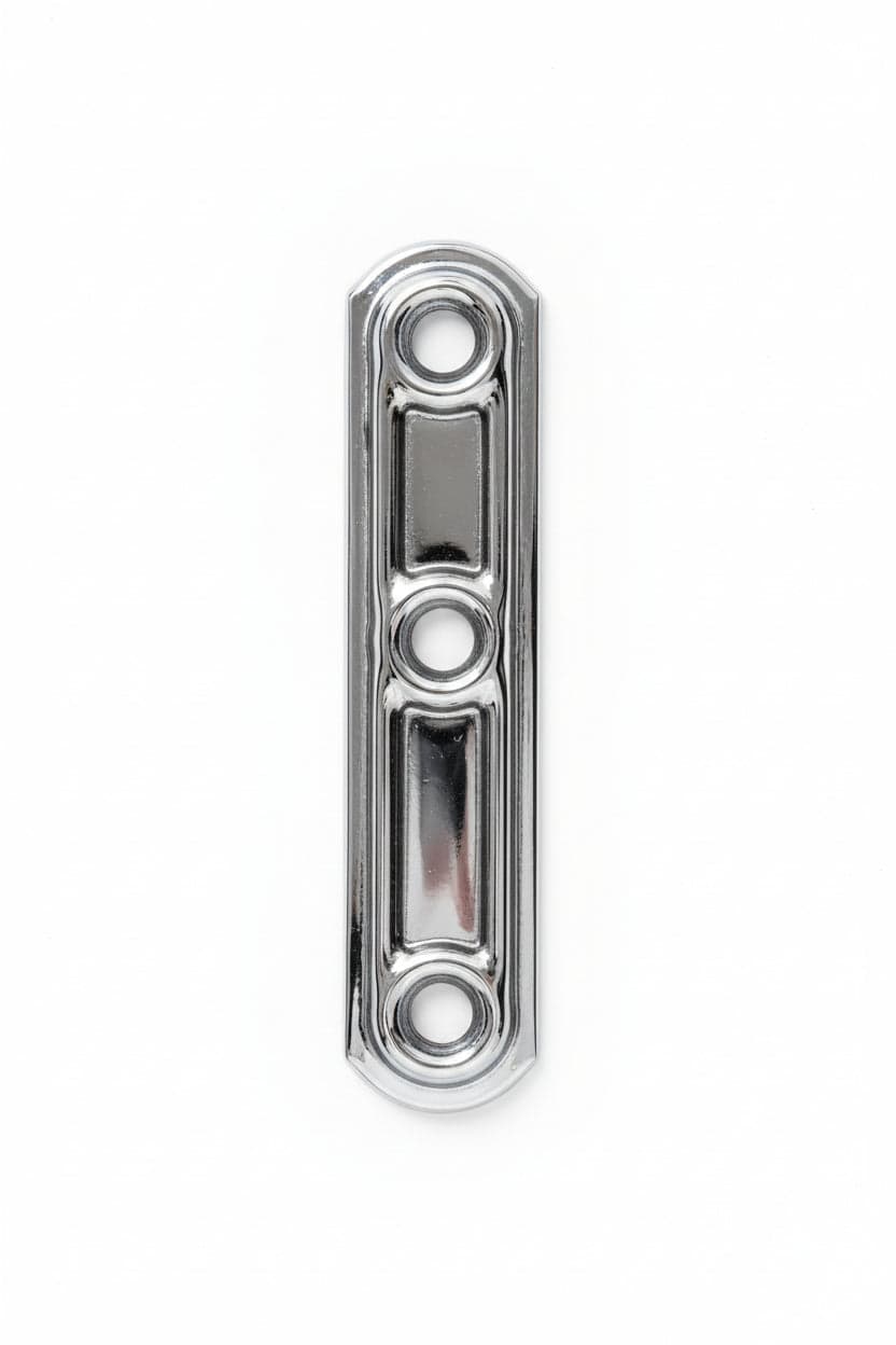 Piastra 163/In Diritta Inox 4 Fori 100 Mm- Aldeghi Luigi Spa- 20,0 Pz