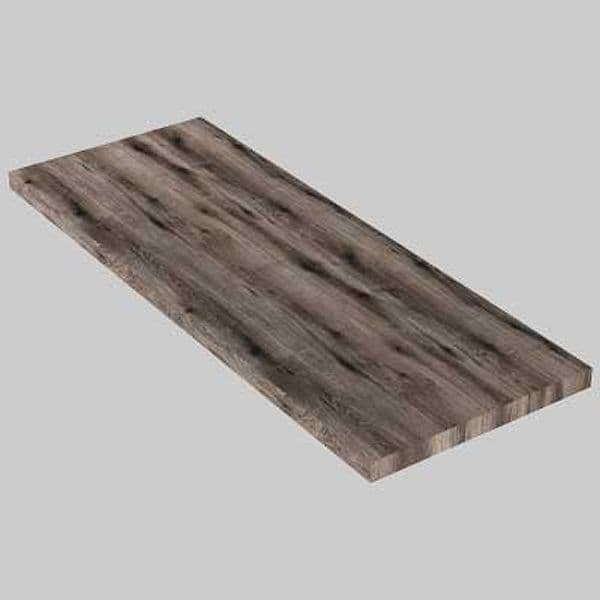 Mensolone per Lavabo D Appoggio Rovere Fossile Cm 120 l 46 P 3.8 H