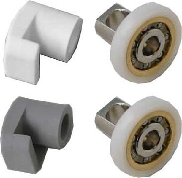 Kit Scorrimento Smeralda con Cuscinetti Bianco Giava