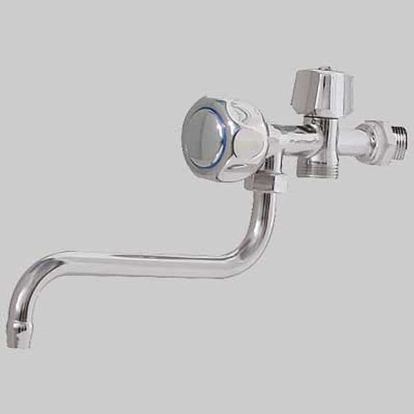 Rubinetto a Snodo con Attacco Lavatrice Cromo 1/2 x 3/4 Bianchi Angelo &