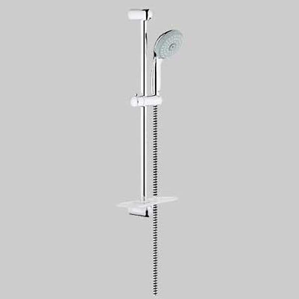 Asta Saliscendi con Portasapone Tempesta 3 Getti Cromo Grohe