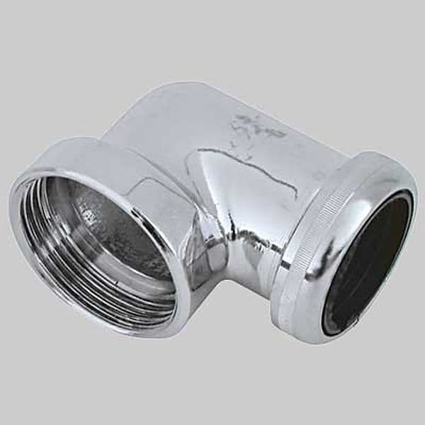 Raccordo 90 ° Cromato 11/4 Made in Italy