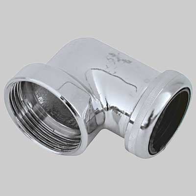 Raccordo 90 ° Cromato 1¼ Made in Italy