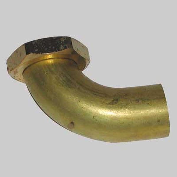 Codolo Curvo in Ottone 11/4 Ø 32 Made in Italy