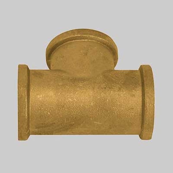 Raccordo Tee Ottone Giallo 3/4 x 3/4 Made in Italy