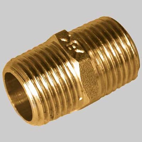 Niples Lungo 7 Filetti Ottone Giallo 1 Made in Italy