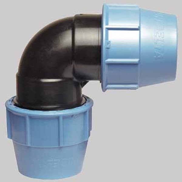 Gomito Doppio Plastica 25 Unidelta